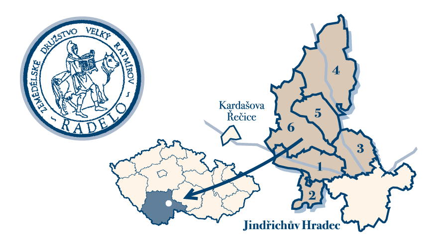 Mapa regionů